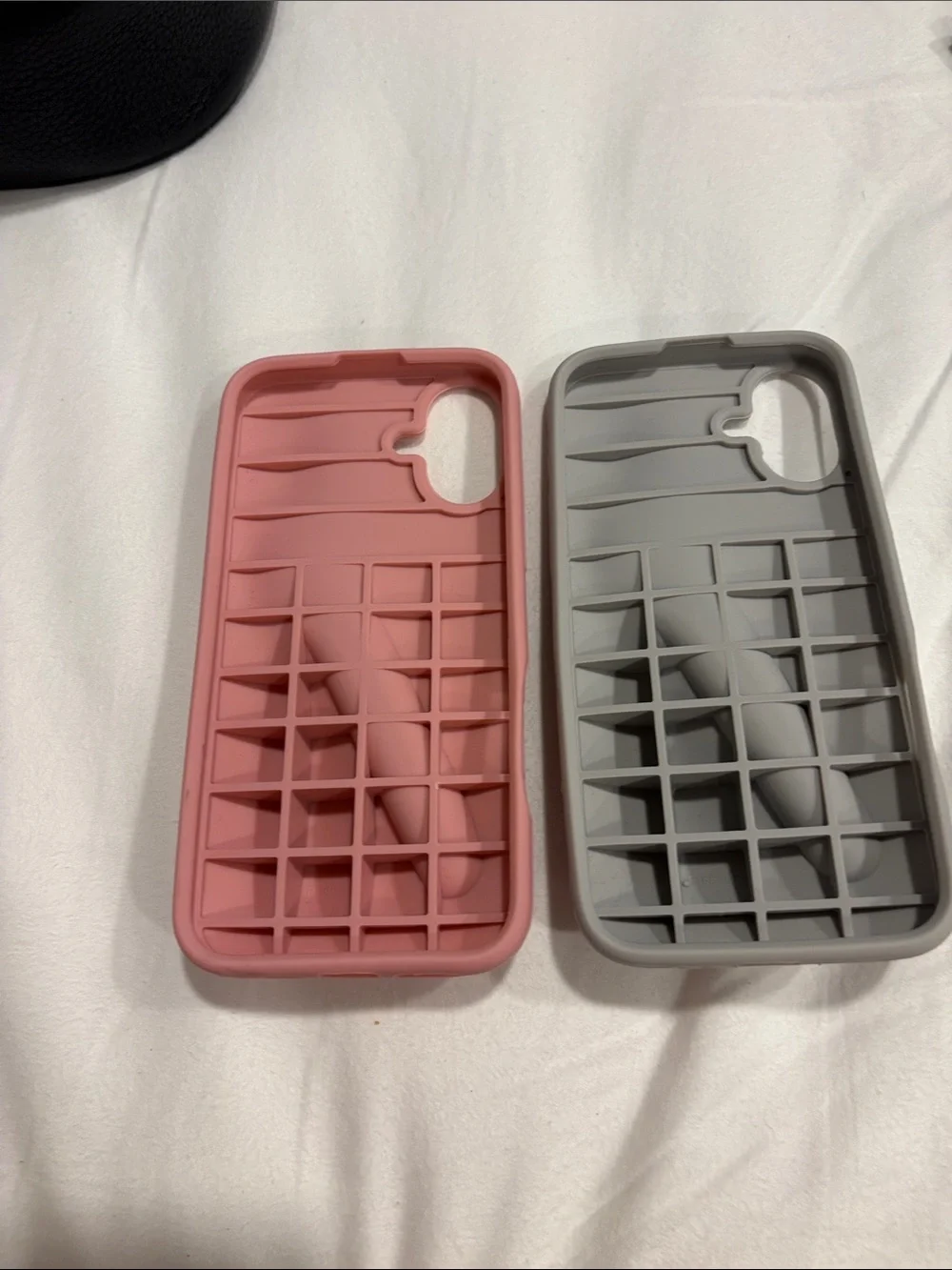 Rhode Lipgloss iPhone 16 Plus case set of 2 Pink/Grey